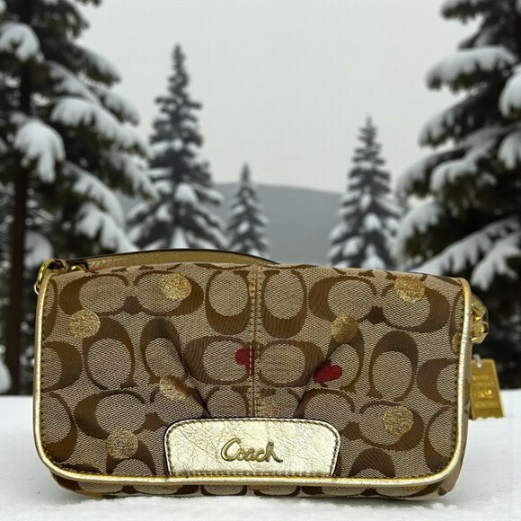 Coach Secret Admirer Large Flap Wristlet - Picture 1 of 7